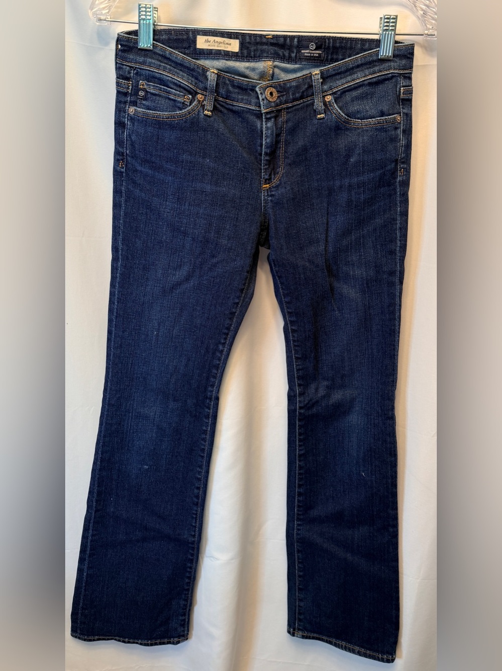 AG Adriano Goldschmied Women’s Size 26 R Angelina Petite‎ Boot Cut Jeans